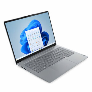 Ordinateur portable Lenovo ThinkBook 14 Gen 8 Intel avec écran Full HD et châssis en aluminium pour usage professionnel.