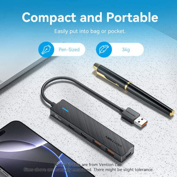 Vention - Hub USB 5 en 1 3.2 Gen2 – Image 3