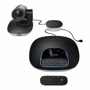 Kit de vidéoconférence Logitech GROUP 960-001057 – Caméra Full HD PTZ, micro, haut-parleur