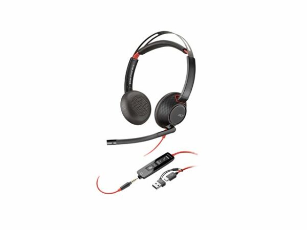 Micro-casque Poly Blackwire C5220 USB-C + câble de commande (805H3AA) – Image 2