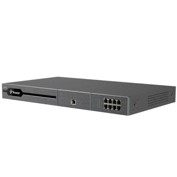 Boîtier IPBX VoIP Yeastar Série P pour téléphonie IP d’entreprise avec fonctionnalités de collaboration unifiée et sécurité avancée.