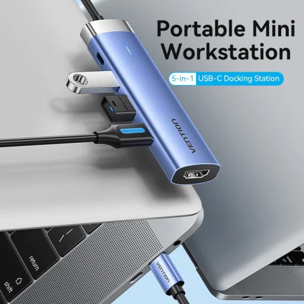 Vention - Hub USB-C HDMI 5 en 1 – Image 4