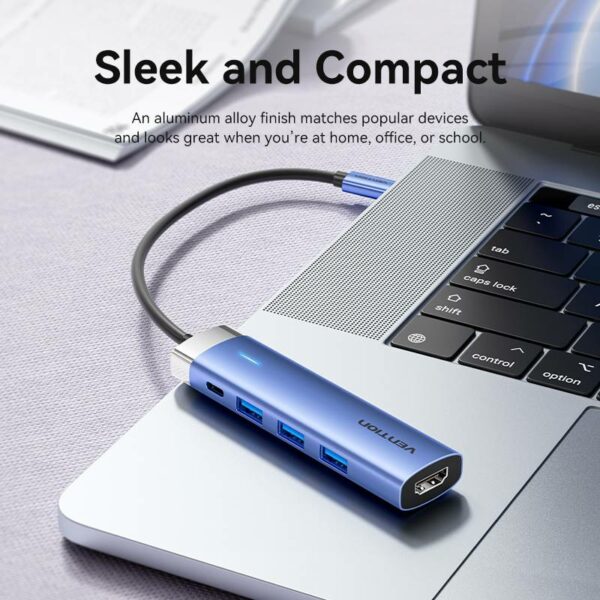 Vention - Hub USB-C HDMI 5 en 1 – Image 3