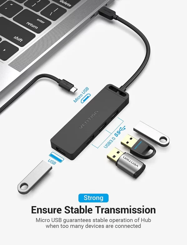 Vention - Hub USB 5 en 1 USB-C – Image 2