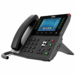 Téléphone SIP professionnel Fanvil avec grand écran couleur et fonctionnalités VoIP avancées.