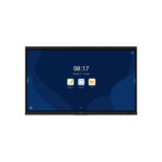 Écran interactif ZKTeco 86 pouces avec interface tactile pour présentations et collaboration professionnelle.